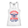 Womens Tank Freedom So Hard My Sleeves Fell Off Tanktop Funny USA 4th of July Shirt