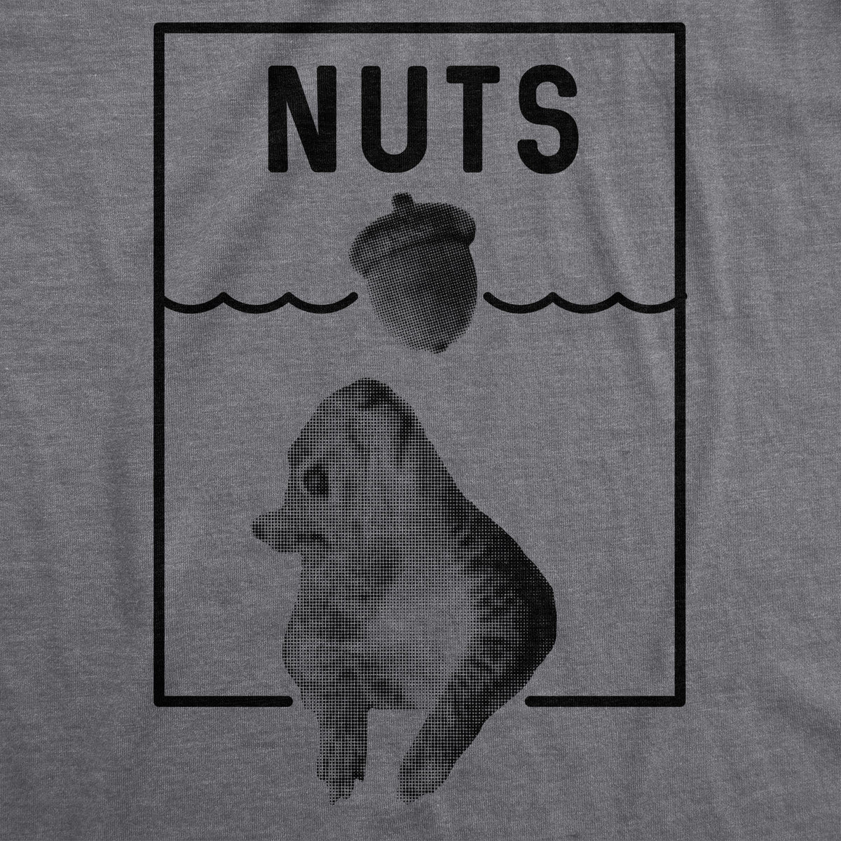 Mens Nuts Jaws Squirrel Parody Tshirt Funny Novelty Shark Movie