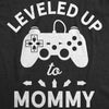 Maternity Leveled Up To Mommy Tshirt Cute Pregnancy Video Game Tee
