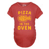 Maternity Pizza In The Oven Tshirt Funny Pregnancy Italian Food Announcement Tee