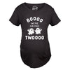 Maternity Boo We're Having Twov Tshirt Funny Pregnancy Twins Announcement Halloween Tee