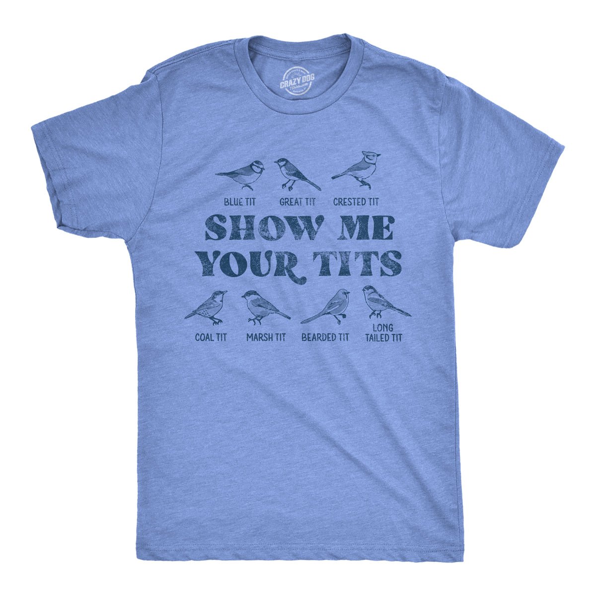 Nerd Funny Tit Birds Birdwatcher Collection Of Tits Bird Shirt - TeeUni