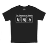 Youth Ninja Element of Stealth T shirt Funny Cool Graphic for Kids Nerdy Tee