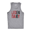 Mens Legendary Leg Day Tank Top Funny Lifting Workout Exercise Shirt