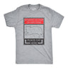 WARNING: In Case of Emotions, Place Cat Here Men's Tshirt