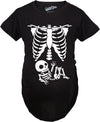 Maternity Skeleton Baby T Shirt Funny Cute Pregnancy Halloween Tee Announcement