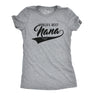 Womens Worlds Best Nana Funny Grandmother Family T shirt