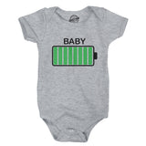 Baby Battery Fully Charged Funny Newborn Infant Creeper Bodysuit For Newborn