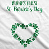 Maternity Bumps First Saint St Patricks Day T Shirt Cute Reveal Pregnancy Tee