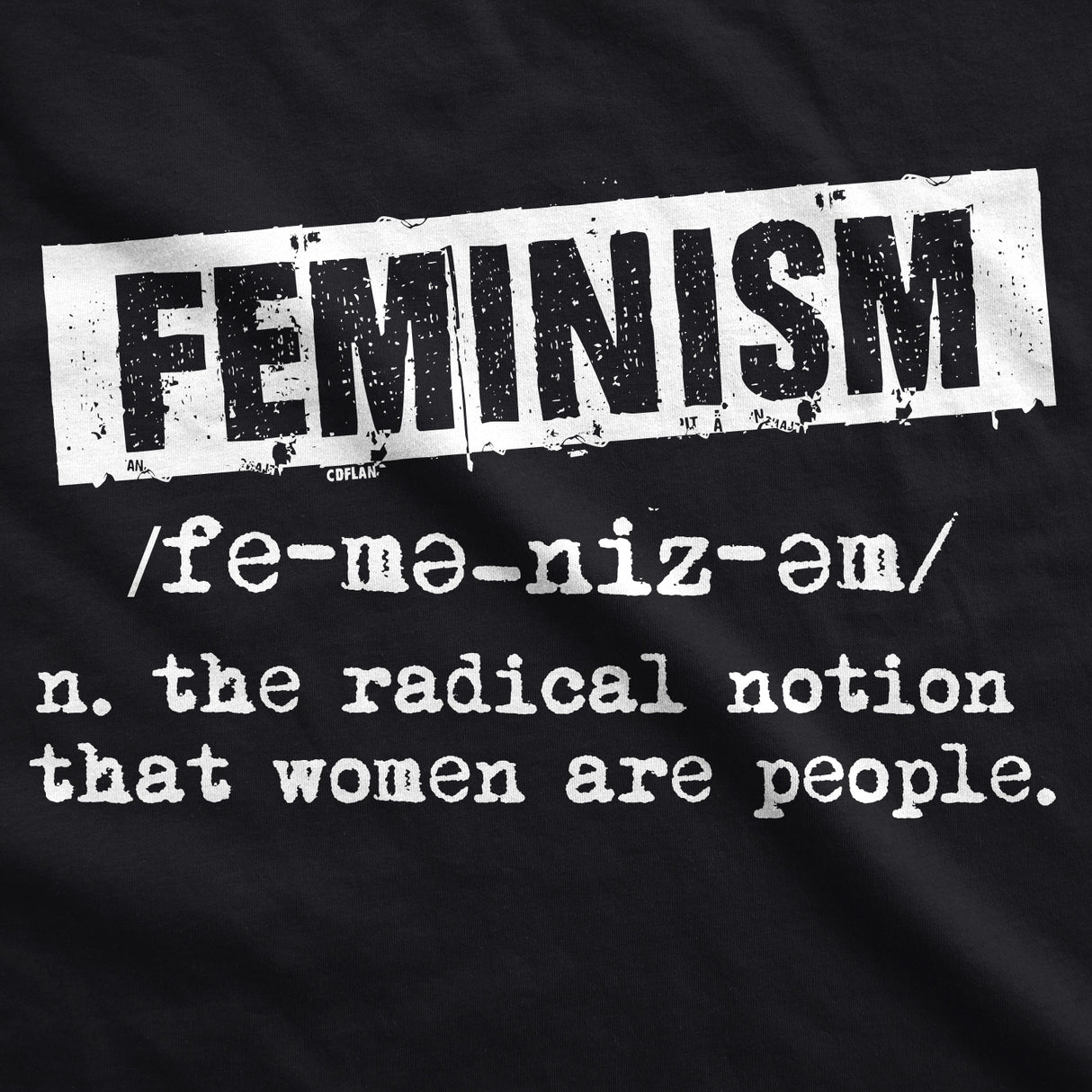 Womens Feminist Definition Cool Empowerment T-shirt For Ladies