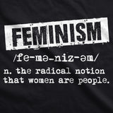 Womens Feminist Definition Cool Empowerment T-shirt For Ladies