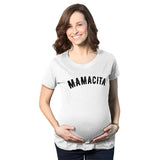 Maternity Mamacita Pregnancy Tshirt Funny Spanish Language Hispanic Belly Bump Tee