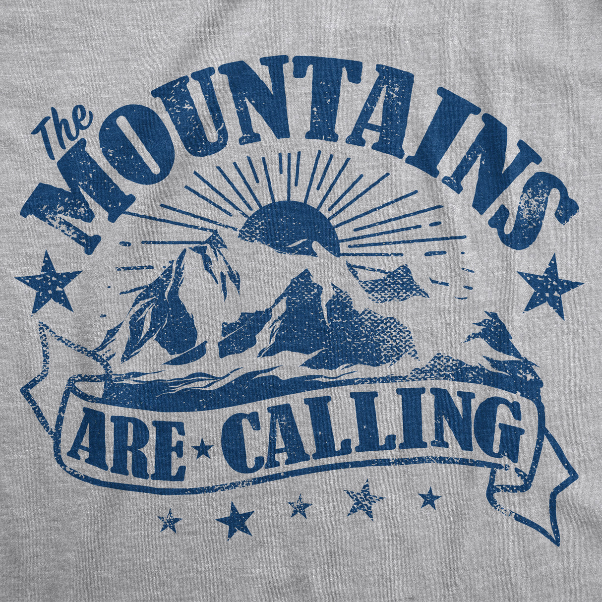 The Mountains Are Calling Men's Tshirt