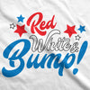 Maternity Red White and Bump Funny T shirts Announce Pregnancy Cute T shirt