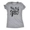 Womens This Girl Runs Off Coffee And Jesus T Shirt Funny Faith Church Cool Tee