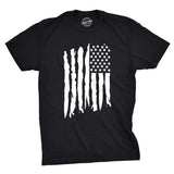 Vertical Grunge Flag Men's Tshirt