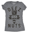 Womens Deez Nuts T shirt Funny Christmas Offensive Sarcastic Stocking Stuffer