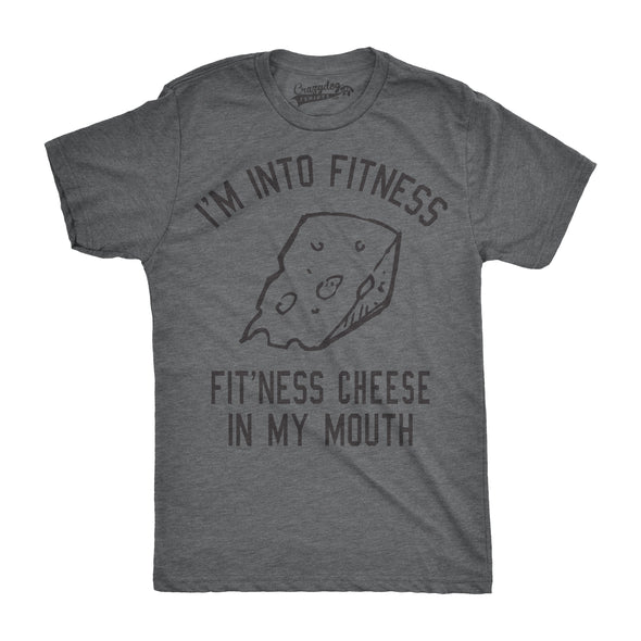 Fitness Cheese In My Mouth Men's Tshirt