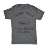 Fitness Cheeseburger In My Mouth Men's Tshirt