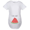 Maternity I Ate A Seed Tshirt Funny Watermelon Pregnancy Tee