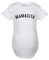 Maternity Mamacita Pregnancy Tshirt Funny Spanish Language Hispanic Belly Bump Tee
