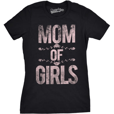 Womens Mom Of Both T Shirt Funny Cute Mother's Day Son And Daughter Tee For Laides