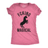 Womens Magical Funny T shirt Unicorn Vintage Tee Cool Cute 90s Novelty T shirt