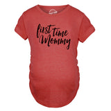 Maternity First Time Mommy Pregnancy T shirt Cute Belly Bump Tee Mother To Be