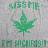 Kiss Me I'm Highrish Men's Tshirt