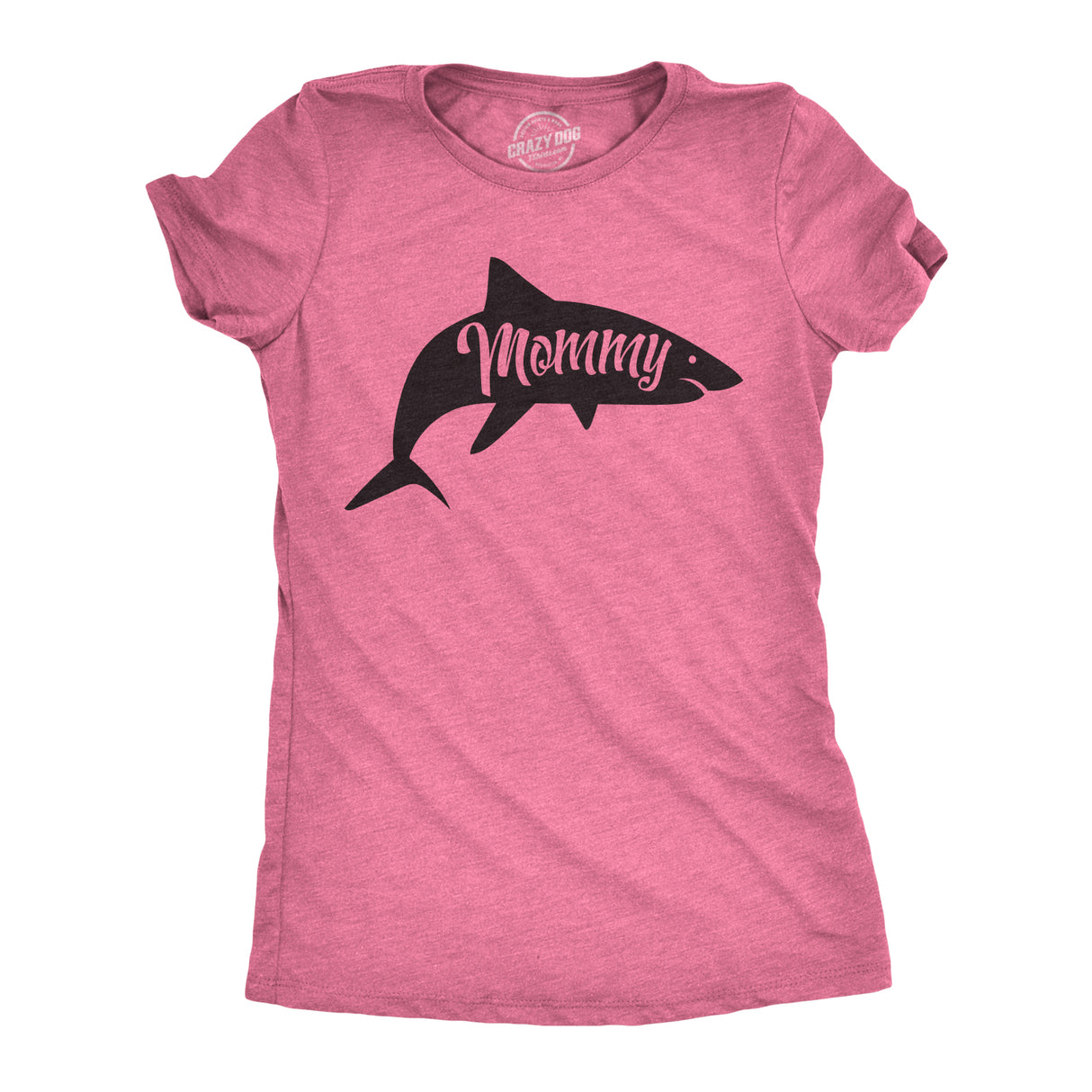 Womens Mommy Shark T shirt Cute Mom Gift Funny Mama Family Cute Mothers Day Tee