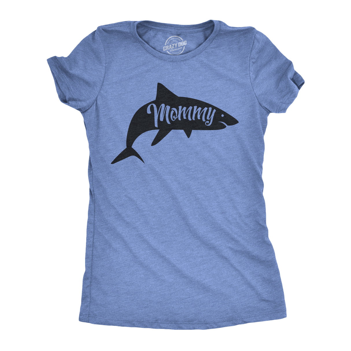 Womens Mommy Shark T shirt Cute Mom Gift Funny Mama Family Cute Mothers Day Tee