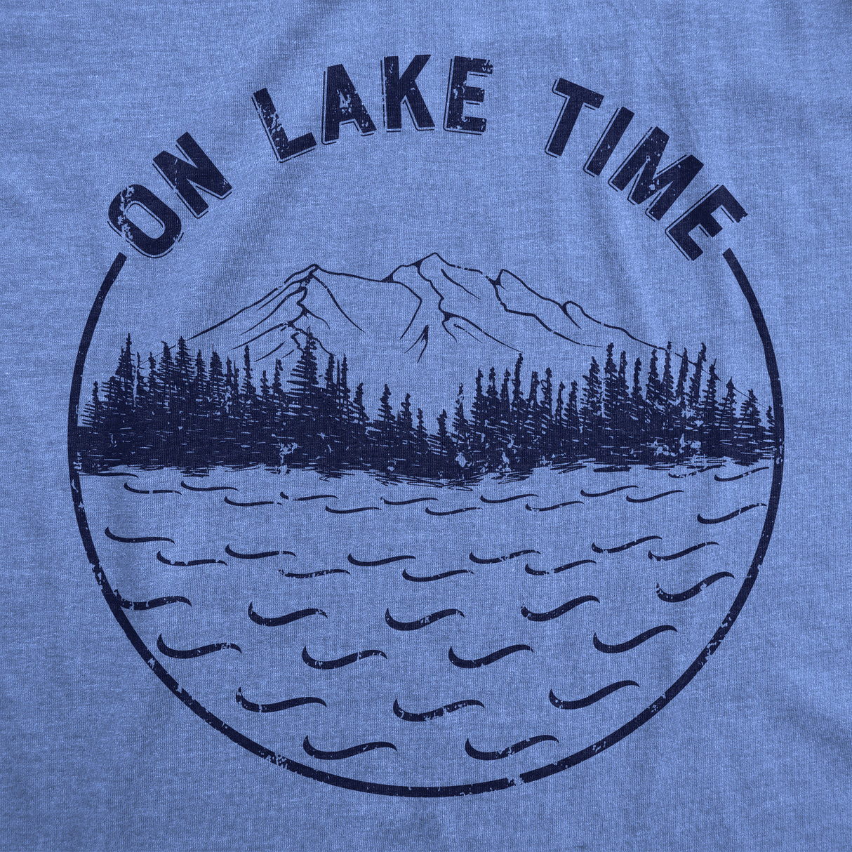 On Lake Time Men's Tshirt