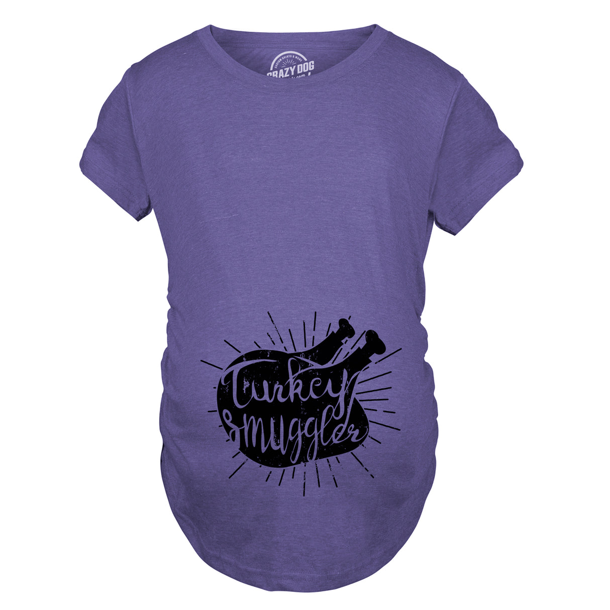 Turkey Smuggler T shirt Funny Thanksgiving Maternity Shirt Pregnancy New Baby Tee