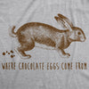 Where Chocolate Eggs Come From Men's Tshirt