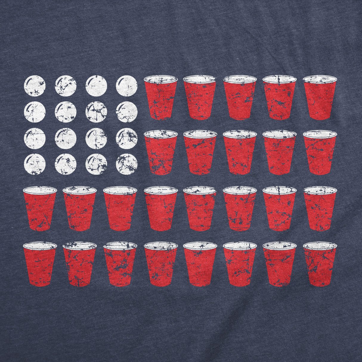 Beer Pong Flag Men's Tshirt