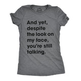 Womens If You Think I'm Short You Should See My Patience Tshirt Funny Temper Sarcastic Tee