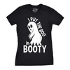 Womens I Put The Boo In Booty Tshirt Funny Halloween Ghost Tee For Ladies