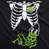 Maternity Skeleton Baby Monster Pumpkin Tshirts Cute Pregnancy Halloween Tees