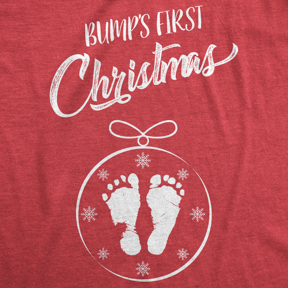 Maternity Bumps First Christmas Ornament New Baby T Shirt Pregnancy Tee For Mom