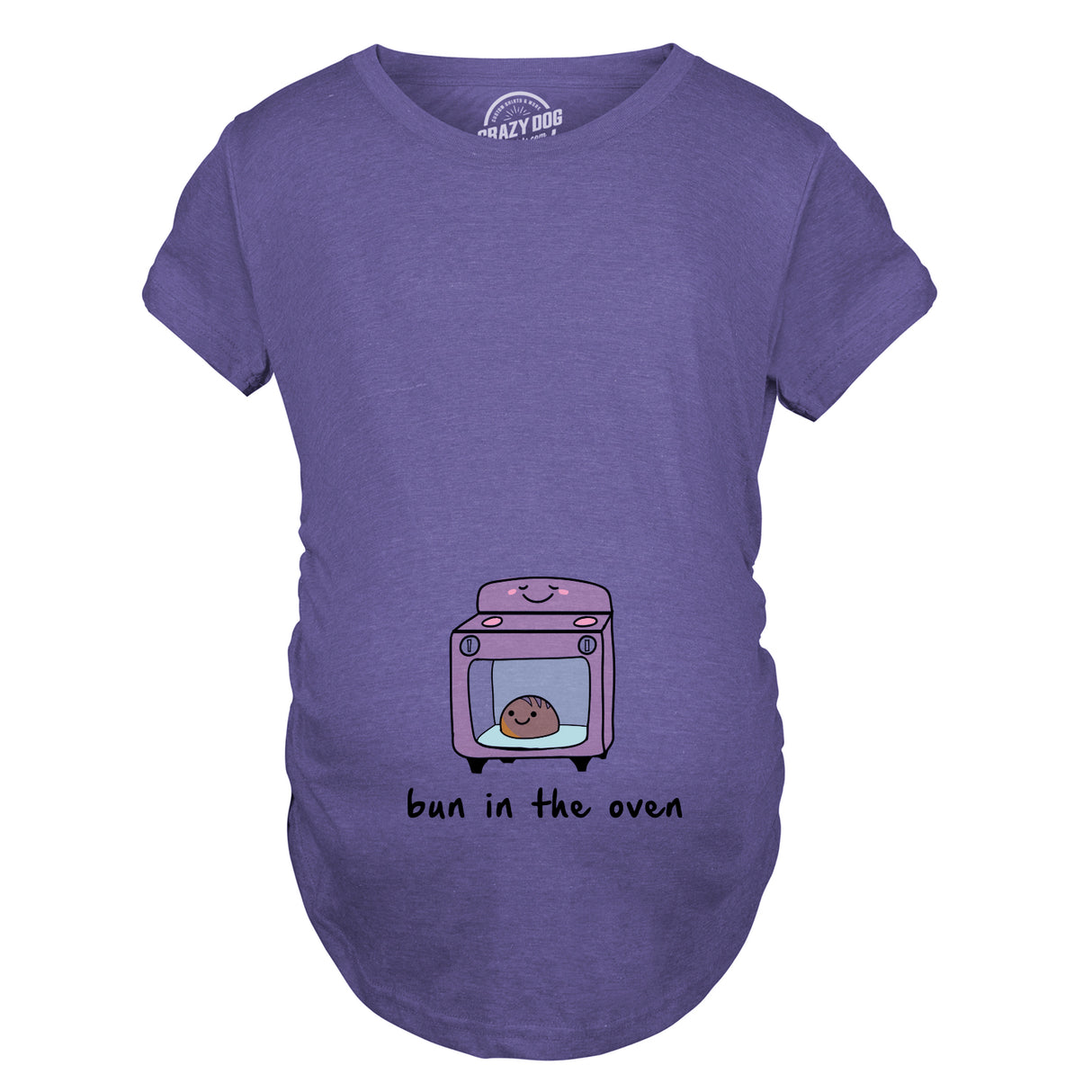 Maternity Bun In The Oven T shirt Funny Pregnancy Announcement New Baby Tee