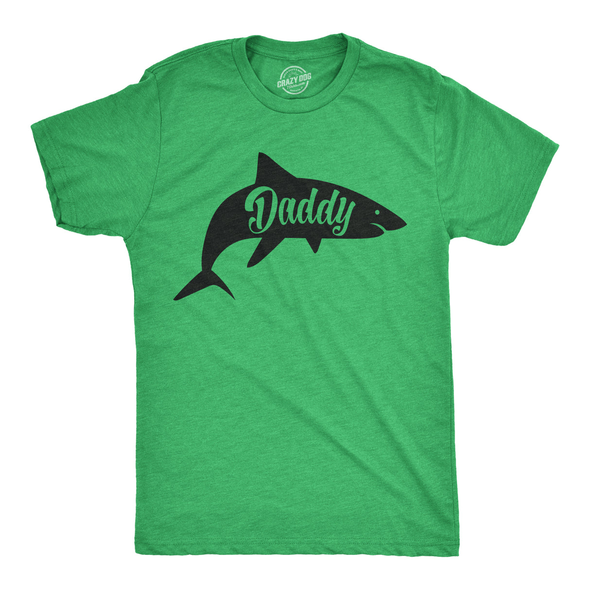 Mens Daddy Shark T shirt Cute Funny Family Cool Best Dad Vacation Tee For Guys