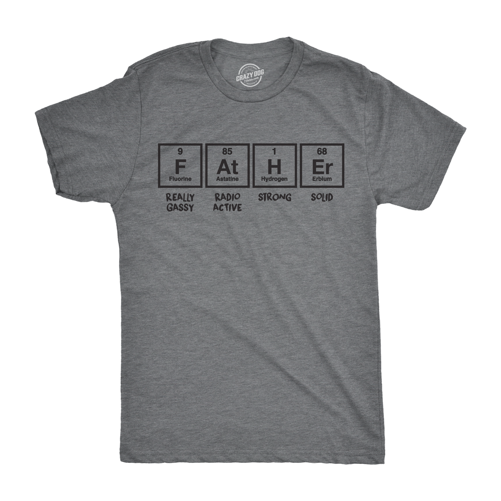 Father Periodic Table Men's Tshirt