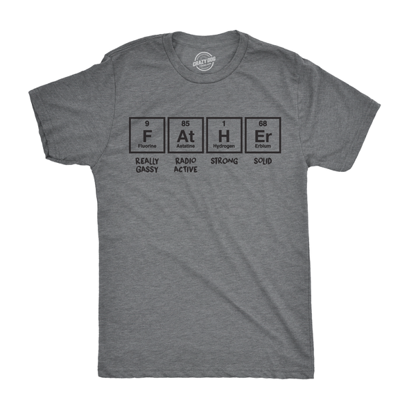 Father Periodic Table Men's Tshirt
