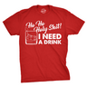 Ho Ho Holy Shit I Need A Drink Men's Tshirt