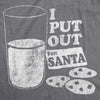 Womens I Put Out For Santa T shirt Funny Sarcastic Novelty Christmas Gift Tee