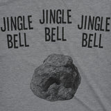 Womens Jingle Bell Rock Tshirt Funny Sarcastic Christmas Song Tee For Ladies