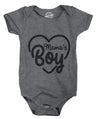 Creeper Mamas Boy Cute Funny Sarcastic Shower Baby Shirt Gift For Newborn Son