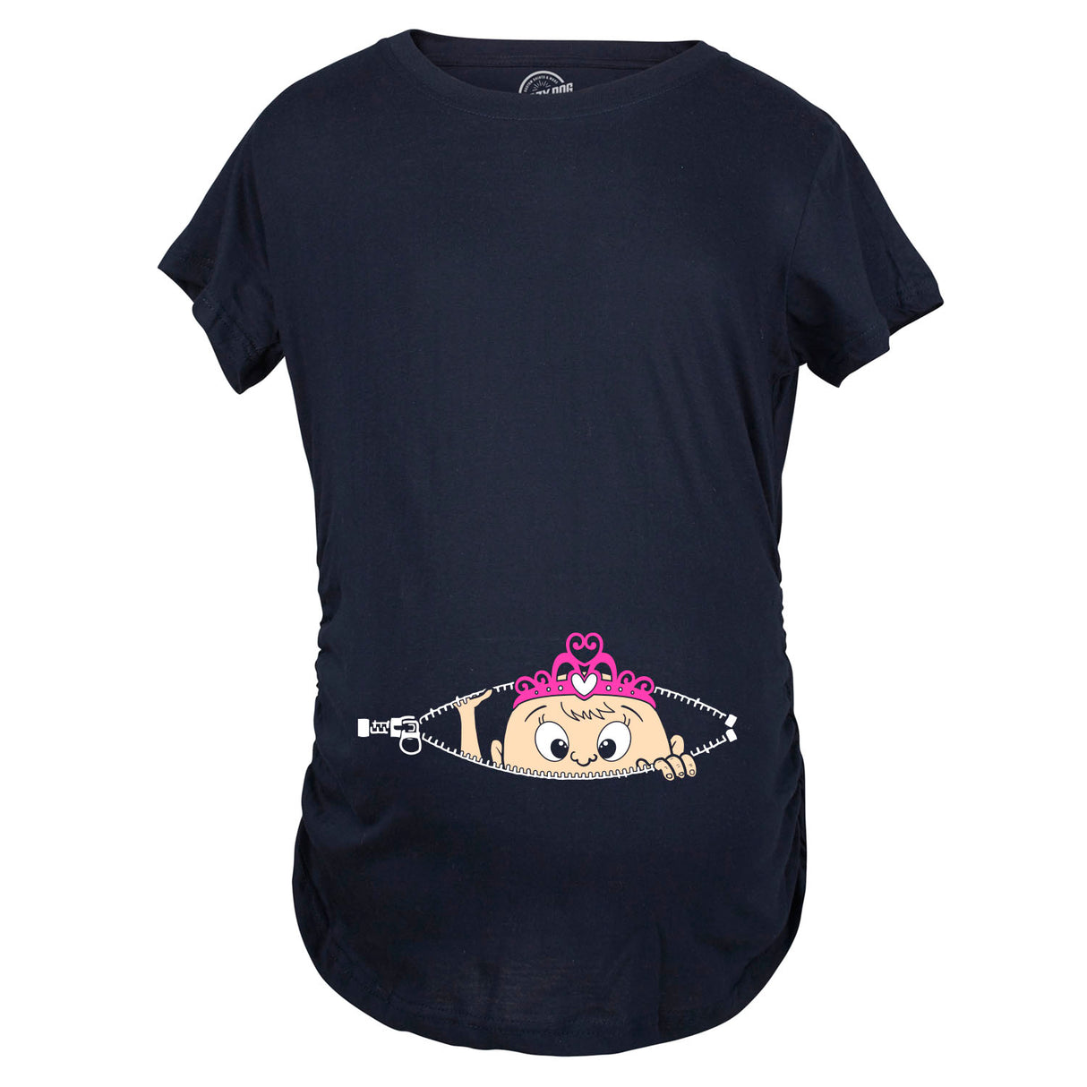 Maternity Peeking Princess Tshirt Cute Pregnancy Tee For Mom To Be