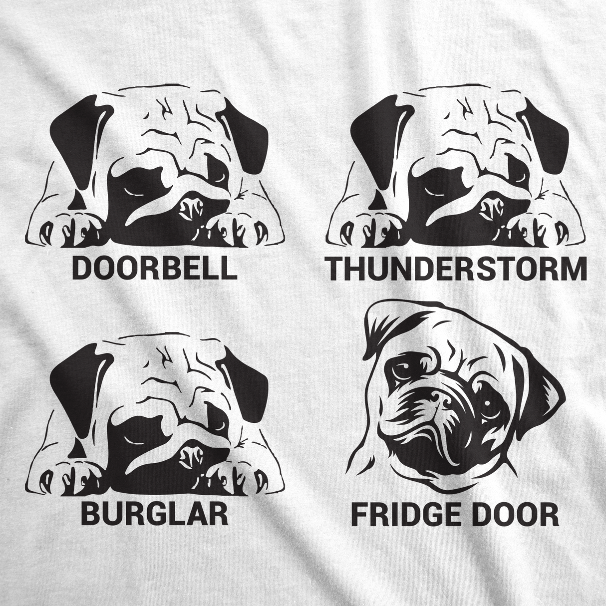 Pug Faces Men's Tshirt