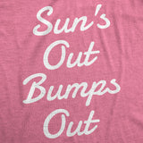 Maternity Suns Out Bumps Out Tshirt Funny Summer Pregnancy Tee